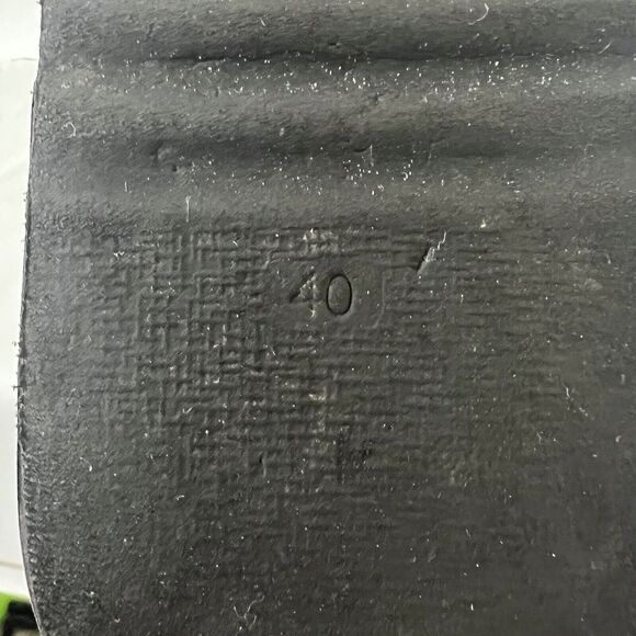 Miista Size 40 Imogen Peep Toe Black Leather Geometric Espadrilles Booties - Picture 9 of 9